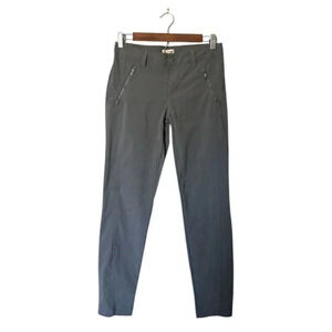 L L Bean Gray Cresta Trail Nylon Hiking UPF 50 Slim Leg Pants Size 2 Skinny